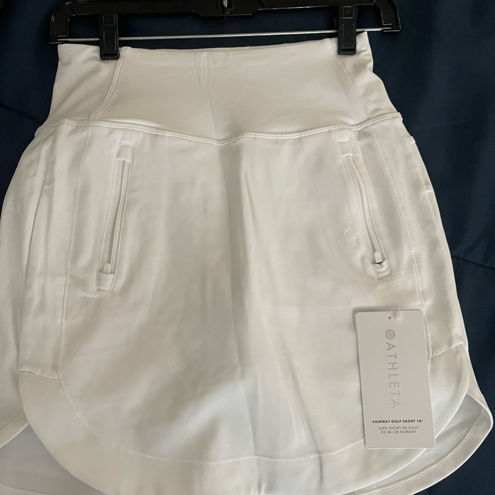 Athleta White Mini Golf Skort - Picture 4 of 5